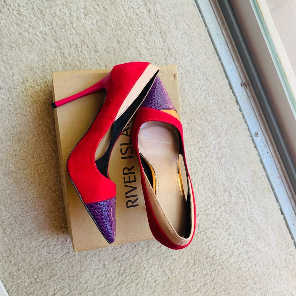 River Island Cut out Shoes